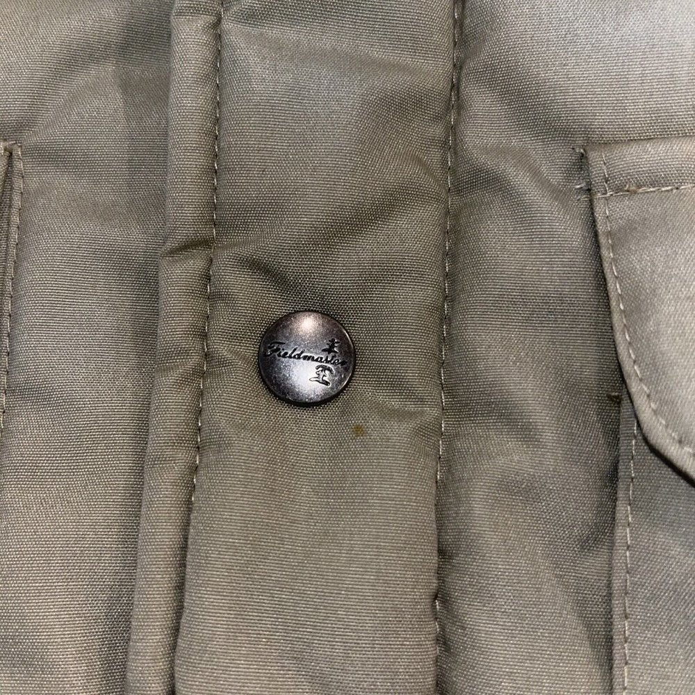 VTG FIELDMASTER LARGE ZIP & SNAP 80 % GOOSE DOWN OUTDOOR HUNTING VEST READ - Picture 4 of 11